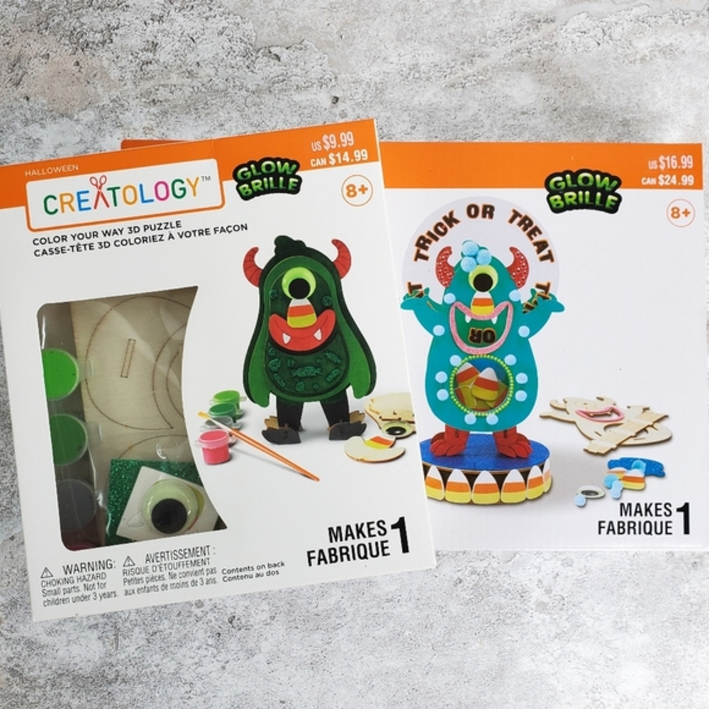 CLOSET CLOSING!🏷 Creatology • Bundle of 2 Color Your Way 3D Monsters